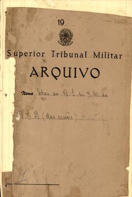 Atas das Sessões do CSJM da FEB - 1944 a 1946