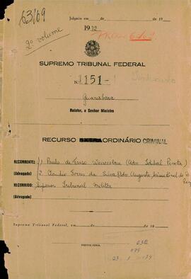 Apelação n. 38.321/1970 - Volume 2