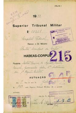 Habeas Corpus n. 25.268/1953