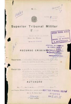 Recurso Criminal n. 5.079/1976 - Anexo 9