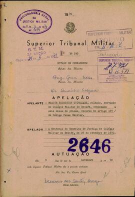 Apelação n. 38.293/1970