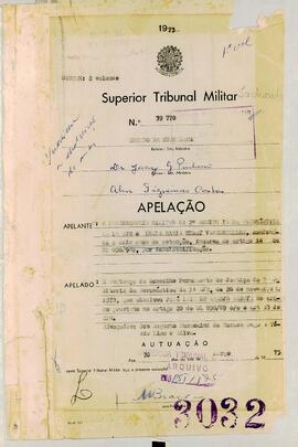 Apelação n. 39.770/1973 - Volume 1