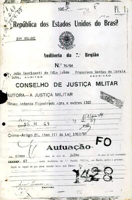 Autos findos  n. 151/1969 - Volume 22