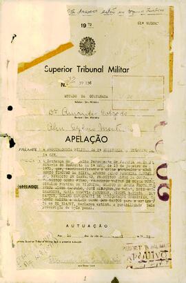 Apelação n. 39.236/1972 - IPM 709 - Volume 61