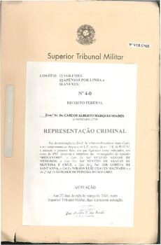 Representação Criminal n. 4-0/2000 - Volume 9