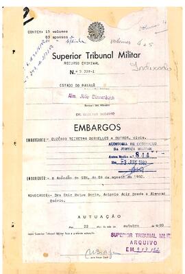 Recurso Criminal n. 5.359/1980 - Volume 4 e 5