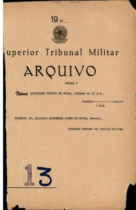 Autos do Inquérito Policial Militar n. 6/1945/FEB (1ªAUD1ªDIE)
