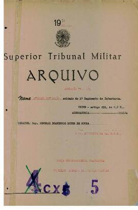 Autos da Apelação n. 51/1945/FEB