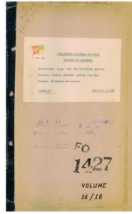 Autos findos  n. 151/1969 - Volume 16