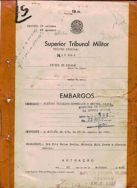 Recurso Criminal n. 5.359/1980 - Volume 1