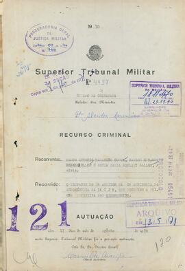 Recurso Criminal n. 4.497/1970