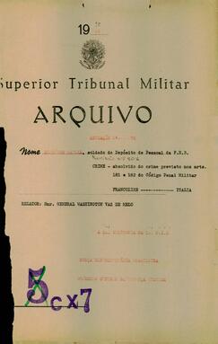 Autos da Apelação n. 78/1945/FEB