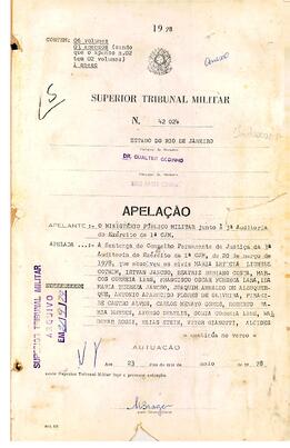 Apelação n. 42.024/1978 - Anexo
