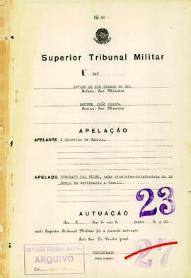 Apelação n. 347/1920