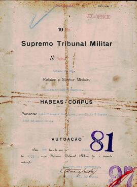 Autos do Habeas Corpus n. 7.350/1935