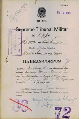 Autos do Habeas Corpus n. 6.440/1932