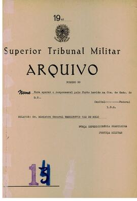 Autos do Inquérito Policial Militar n. 30/1945/FEB (2ªAUD1ªDIE)