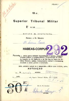 Habeas Corpus n. 29.728/1968