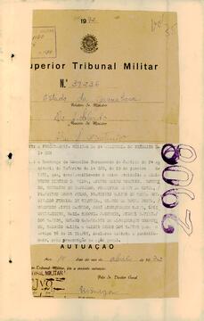Apelação n. 39.236/1972 - IPM 709 - Volume 55