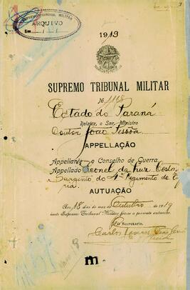 Apelação n. 1.168/1919