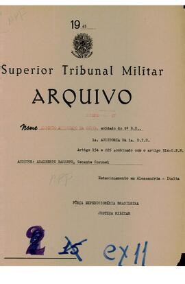Autos do Processo n. 57/1945/FEB (1ªAUD1ªDIE)