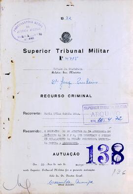Recurso Criminal n. 4.715/1972