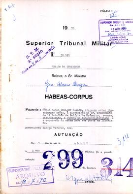 Habeas Corpus n. 30.191/1970