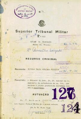 Recurso Criminal n. 4.615/1971