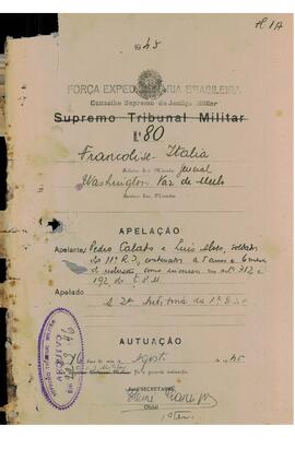 Autos da Apelação n. 80/1945/FEB
