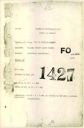Autos findos  n. 151/1969 - Volume 19