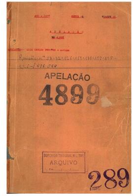 Apelação n. 4.899/1937 - Série A - Volume 4