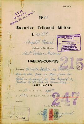 Habeas Corpus n. 25.285/1953