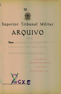 Execução de Sentença n. 64/1945/FEB (2ªAUD1ªDIE)