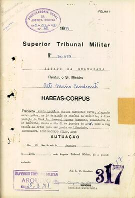 Autos do Habeas Corpus n. 30.379/1981