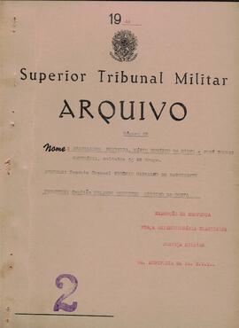 Execução de Sentença n. 38/1945/FEB (2ªAUD1ªDIE)