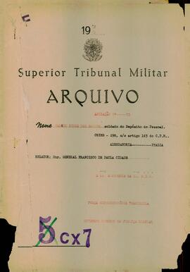Autos da Apelação n. 73/1945/FEB