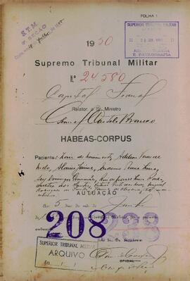Habeas Corpus n. 24.580/1950