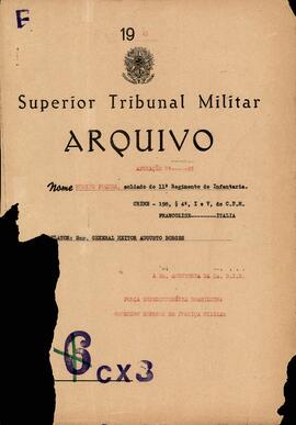 Autos da Apelação n. 95/1945/FEB