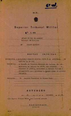 Recurso Criminal n. 5.079/1976 - Volume 6