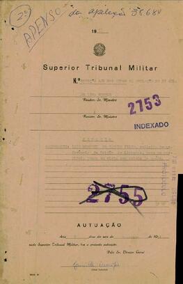 Autos da Apelação n. 38.684/1973 - Apenso 1