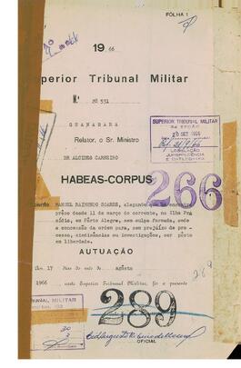 Habeas Corpus n. 28.531/1966
