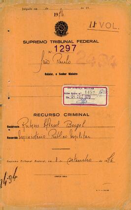 Autos findos n. 1.452/1979 - Volume 11