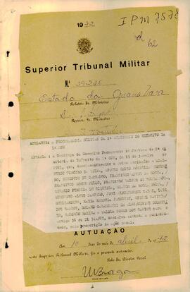 Apelação n. 39.236/1972 - IPM 709 - Volume 62