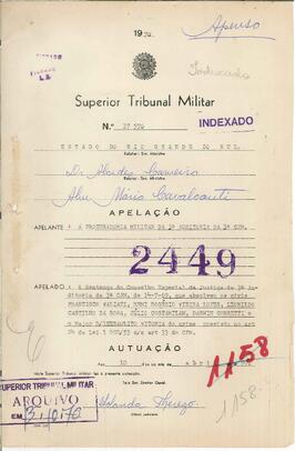 Apelação n. 37.570/1969 - Apenso 1