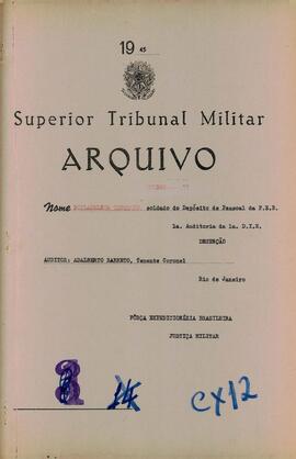 Autos do Processo de Deserção n. 77/1945/FEB (1ªAUD1ªDIE)