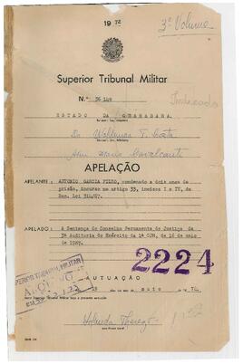 Apelação n. 36.149/1972 - Volume 3