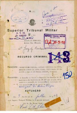 Recurso Criminal n. 4.821/1973