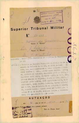 Apelação n. 39.236/1972 - IPM 709 - Volume 21