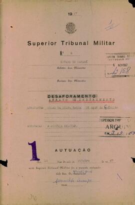 Agravo de Instrumento n.03/1967