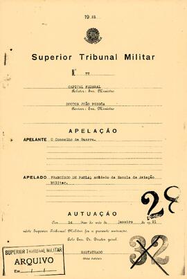 Apelação n. 77/1921